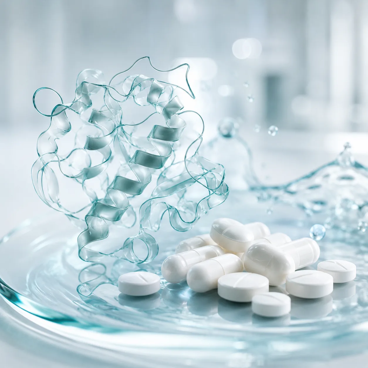Serratiopeptidase (100,000 U/g / 2,000 U/mg) Industrial Enzyme Packaging and Biocatalytic Formulation - Antozyme Biotech
