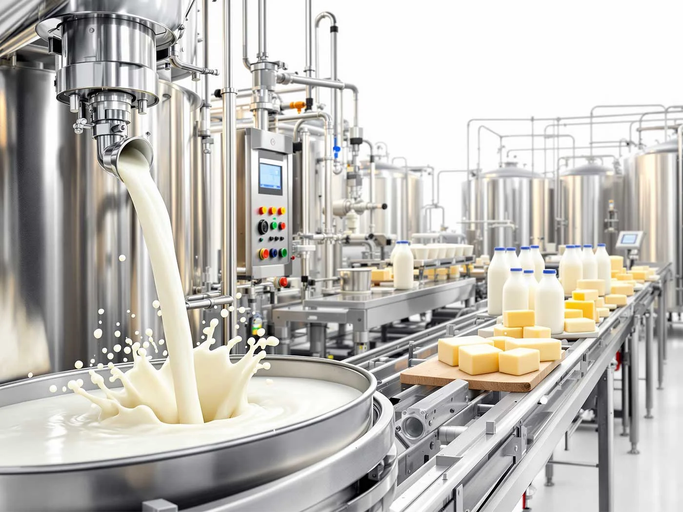 Industrial dairy processing at scale